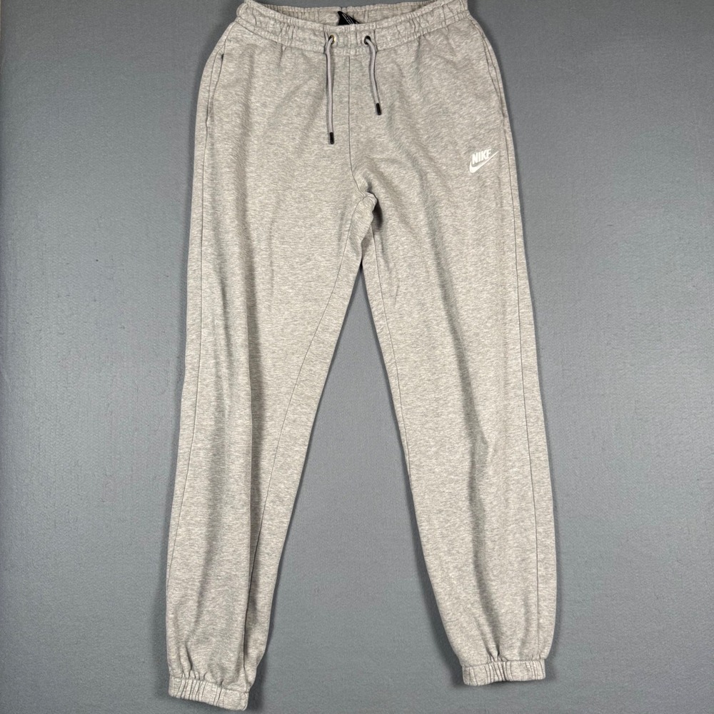 Nike Joggers Men Small Gray Sportswear Club Fleece Sweatpants Athletic Pants